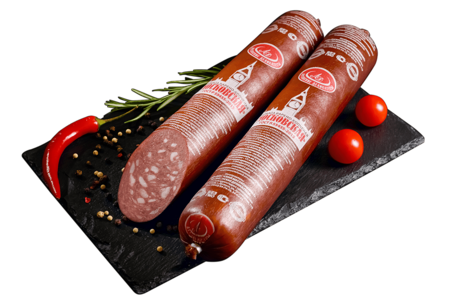 Варёно-копчёные колбасы